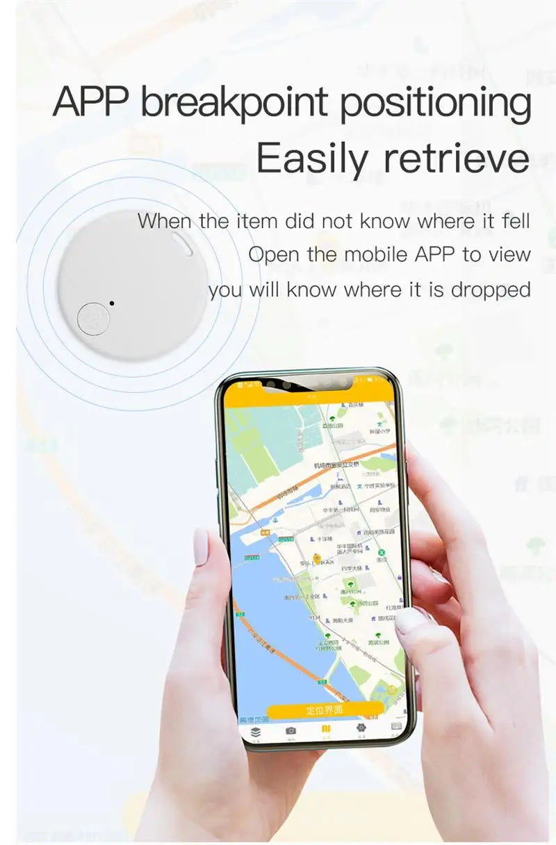 GPS Tracker Bluetooth 5.0 Anti-Lost GPS Mini Device Pet Elderly Kid Bag Wallet Car Tracking For IOS Android Smart Finder Locator