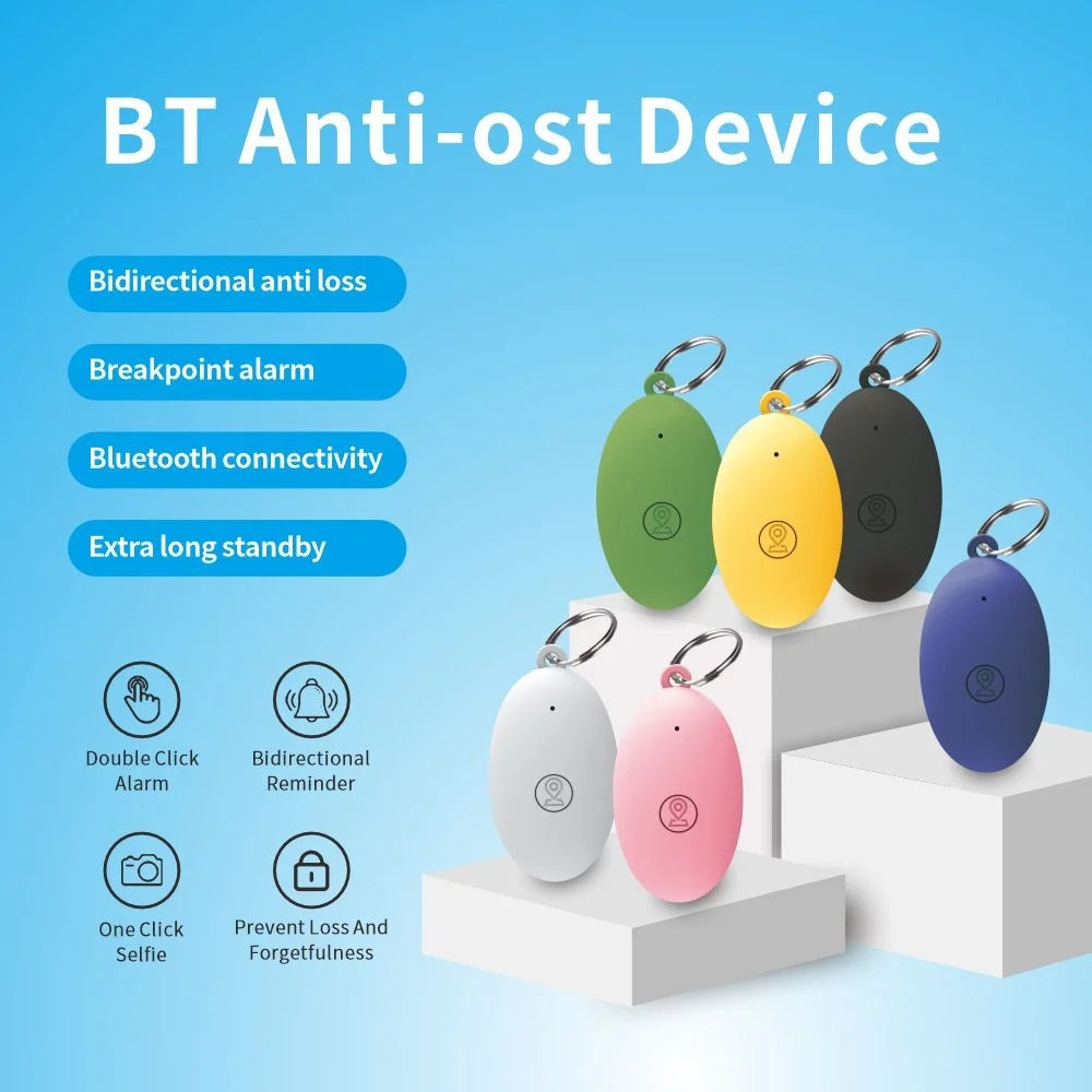 Mini GPS Tracker Bluetooth Tracker Two-Way Anti-Lost Device Pet Kid Key Bag Car Wallet Tracking Smart Finder Locator Accessories