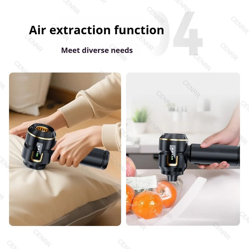 Mini Car Vacuum Cleaner Strong Scution Cordless 998000PA Powerful Wireless Car Cleaner HandHeld Portable Vacuum Cleaner for Car
