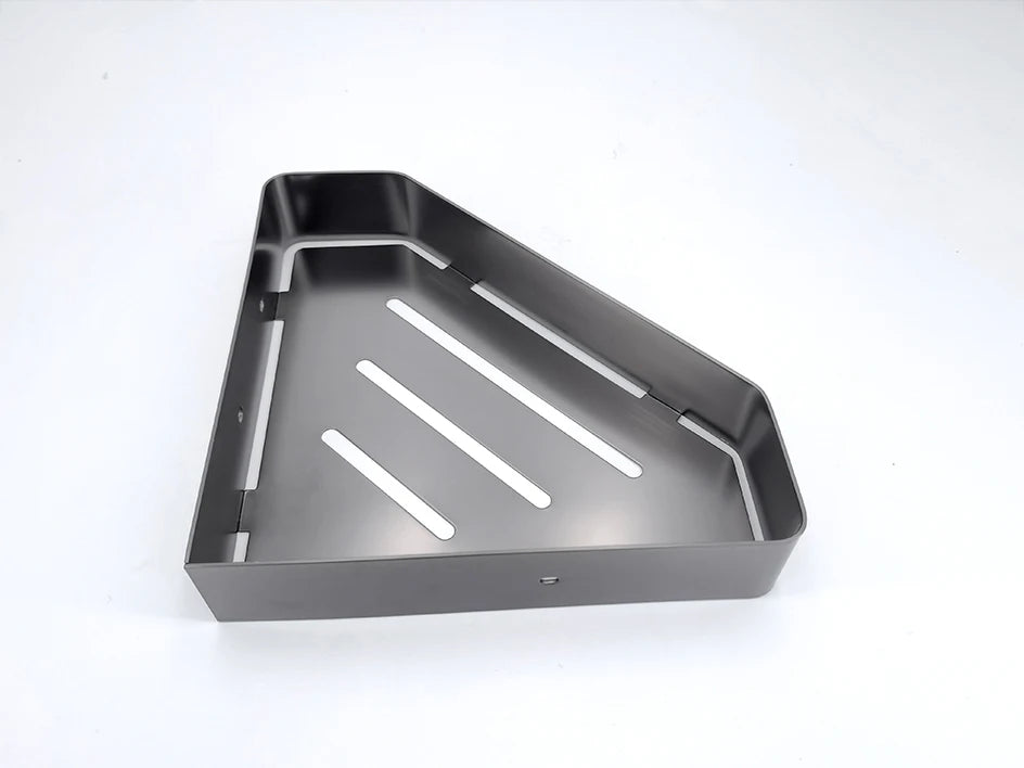 VGX Bathroom Shelf Shower Trangle Shelfes Corner Storage Rack Wall Mounted Shelves Stainless Steel Basket Kitchen Accessories