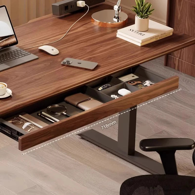 Under Desk Drawer Organizer Pull-pull Wooden Storage Shelf for Study Stationery Storage Solid Wood Office Desk Storage Accessory