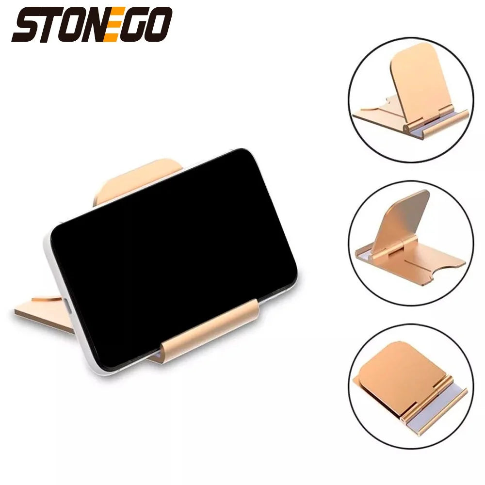 Portable Foldable Phone Stand - Universal Mini Holder for Mobile Phone & Tablet Desktop Display