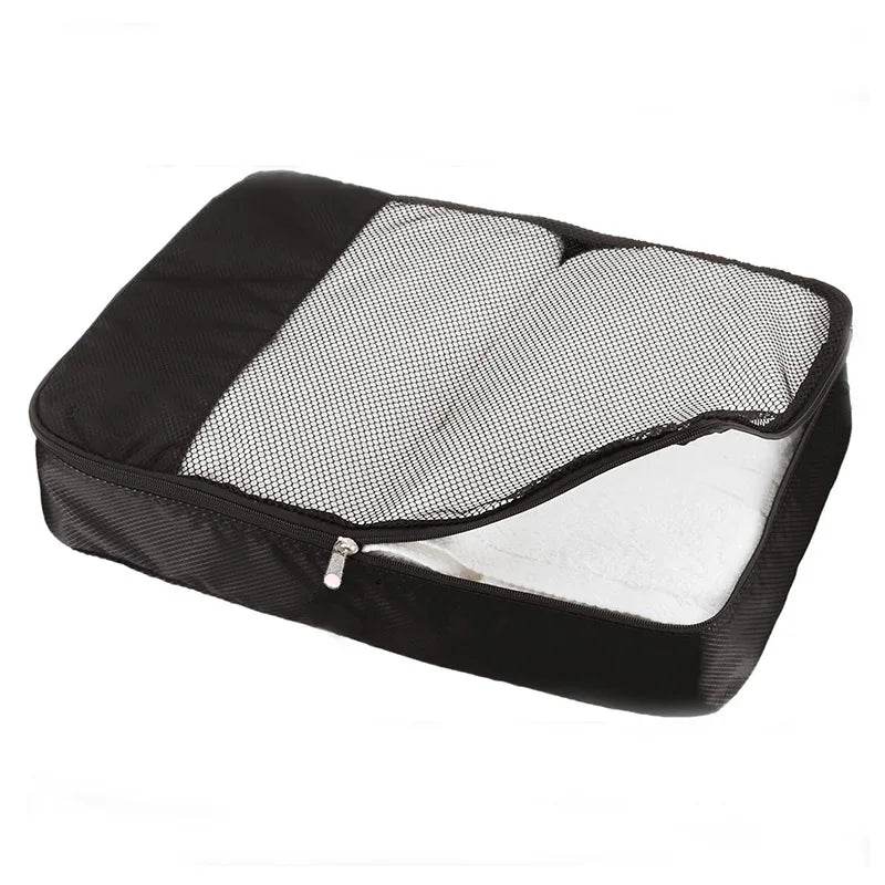 Travel Packing Cubes Luggage Organizer Bags for Suitcase Compression Storage Pouches with Mesh Lightweight Travel Accessories