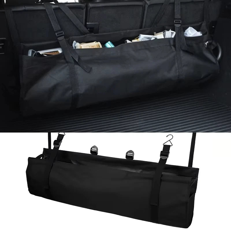 KEBUDIMEI Car Trunk Organizer Oxford Backseat Storage Bag Multi-use Automobile Seat Back Organizers Net Car Interior Accessories