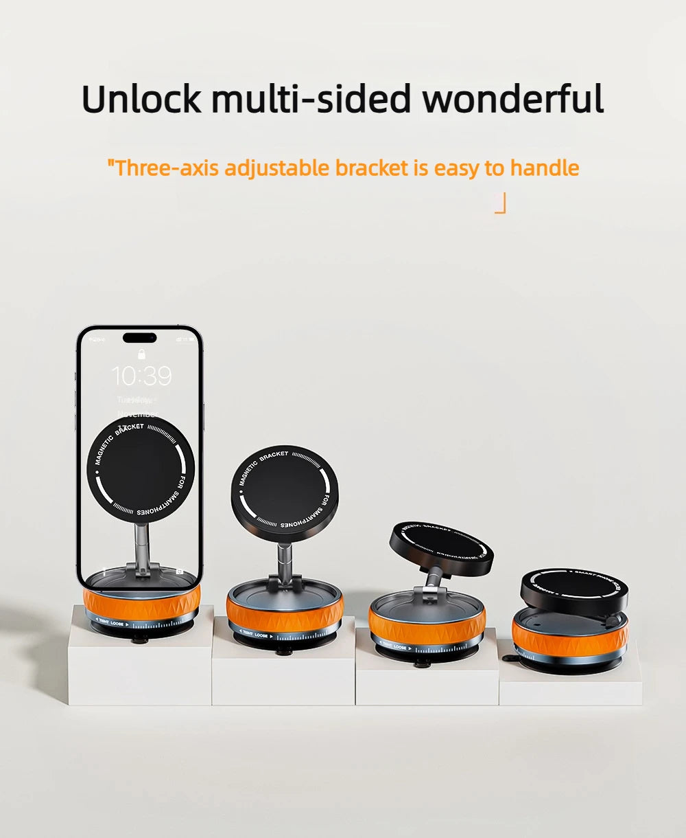 Car Magsafe Phone Holder,360° Adjustable Car Phone Mount,for iPhone and All smartphones,Suitable for your Car/Gym/Mirror/Desktop