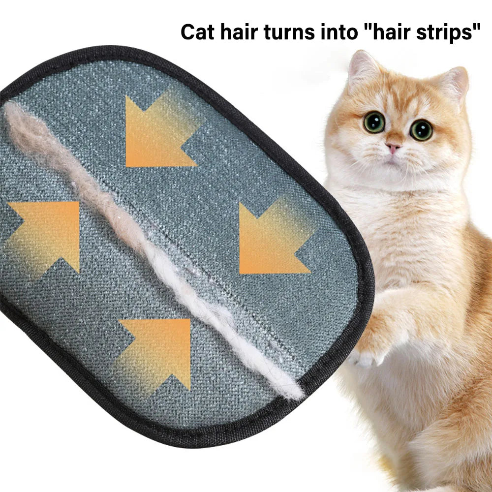 Pet Hair Remover Portable Washable Clothes Hair Dehairing Gloves Pet Cleaning Products Pet Accessories