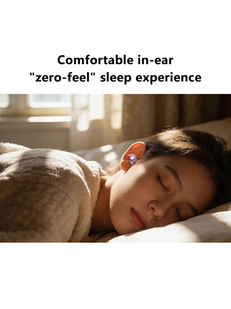 Sleep Bluetooth Earbuds ANC Noise Cancelling with Translation In-Ear Headphones Portable Charging LED Display for Travel Work