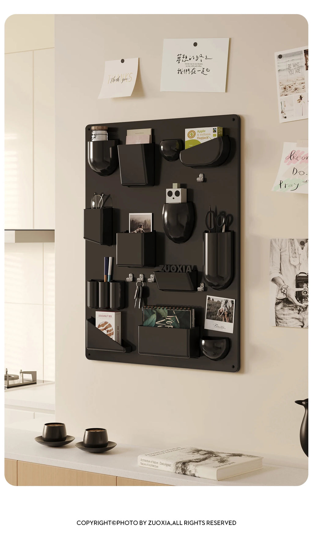 Wall Holder Offices Kitchens Organizer Desktop Shelf Wall Storage Rack Organiser For Workshops Bathrooms Children's Rooms