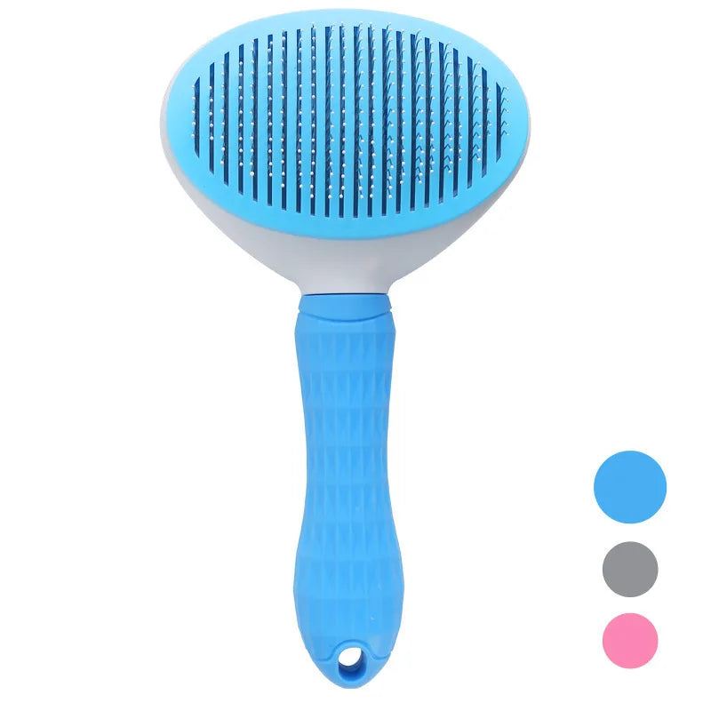 Pet Hair Remover Comb One Click Self Cleaning Brush for Dogs Cats Grooming Tool Effectively Remove Loose Floating Fur Shedding