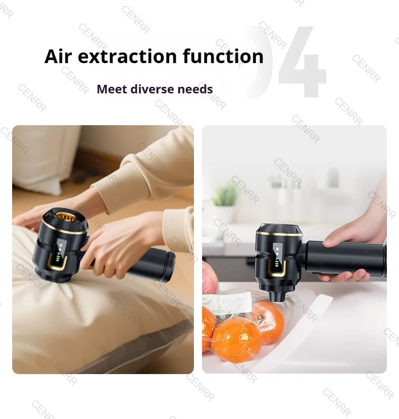 Mini Car Vacuum Cleaner Strong Scution Cordless 998000PA Powerful Wireless Car Cleaner HandHeld Portable Vacuum Cleaner for Car