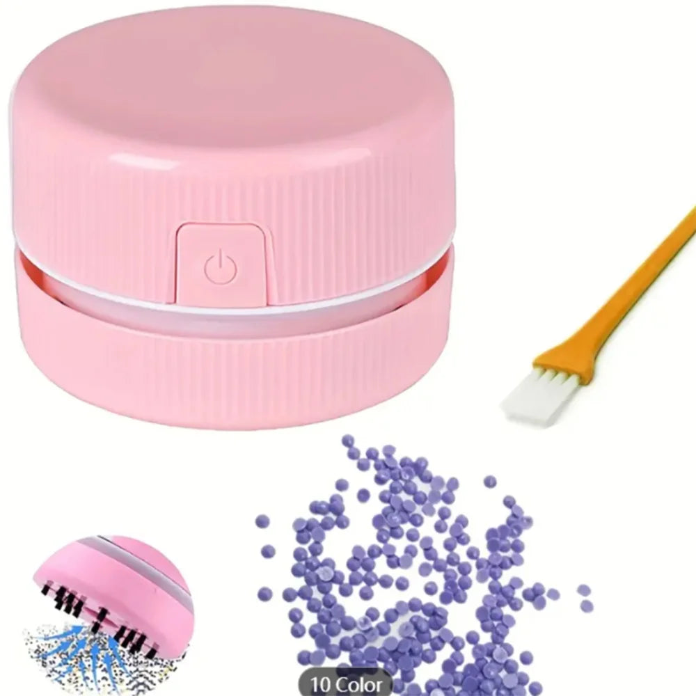 Mini Portable Desktop Vacuum Cleaner-Silent Office Study Desk Cleaning Expert For Students Exquisite Gift For Home & Office Use