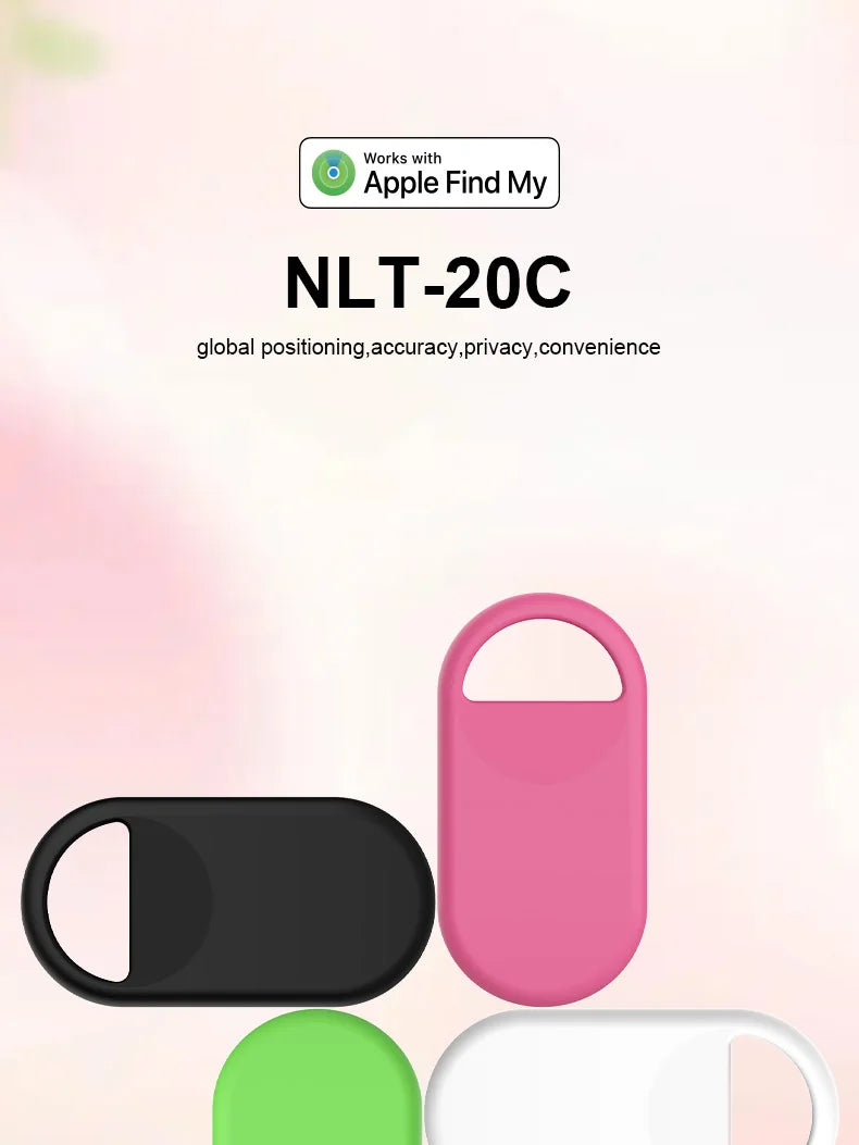 Smart Tag Bluetooth GPS Tracker For iOS Find My App Anti-Lost Security Locator Sound Locate Alarm Reminder Key Finder