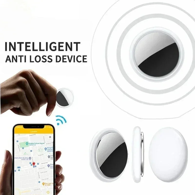Lenovo Bluetooth 5.0 Mini Tracker GPS AntiLost Device Round - Pet Kids Bag Wallet Tracking Finder Locator Air Tag Smart Home