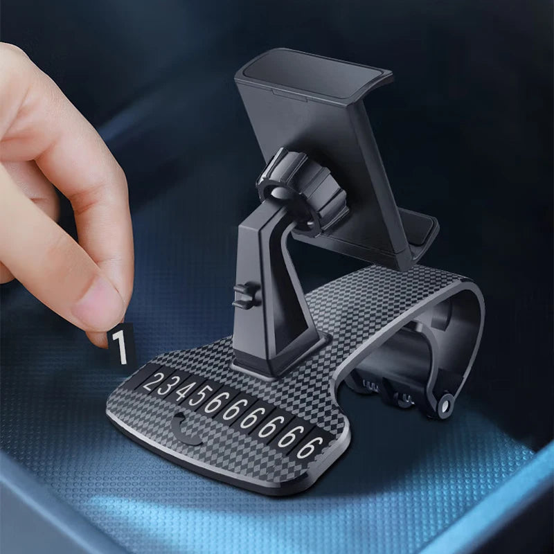 Car Holder For Phone Car Dashboard Clip Mount Mobile Cell Stand Smartphone GPS Support For iPhone 12 11 Xiaomi Redmi Huawei