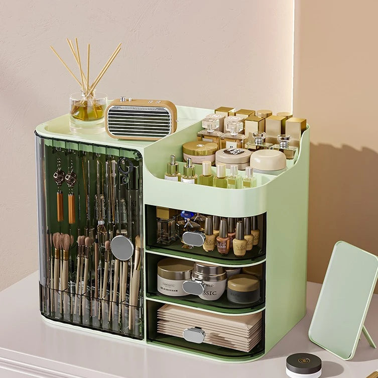Cosmetics Storage Box Drawer Type Desk Storage Cabinet Dressing Table Sundries Storage Box Lipstick Facial Mask Storage Box