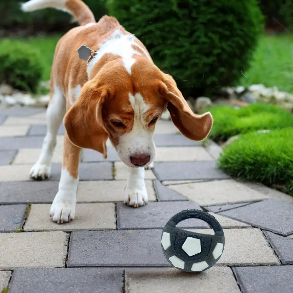 Dog Calming Ball Interactive Football Dog Toy Pets Toss And Fetch Toy with Squeaker Treat Dispensing for Small Medium Large Dogs