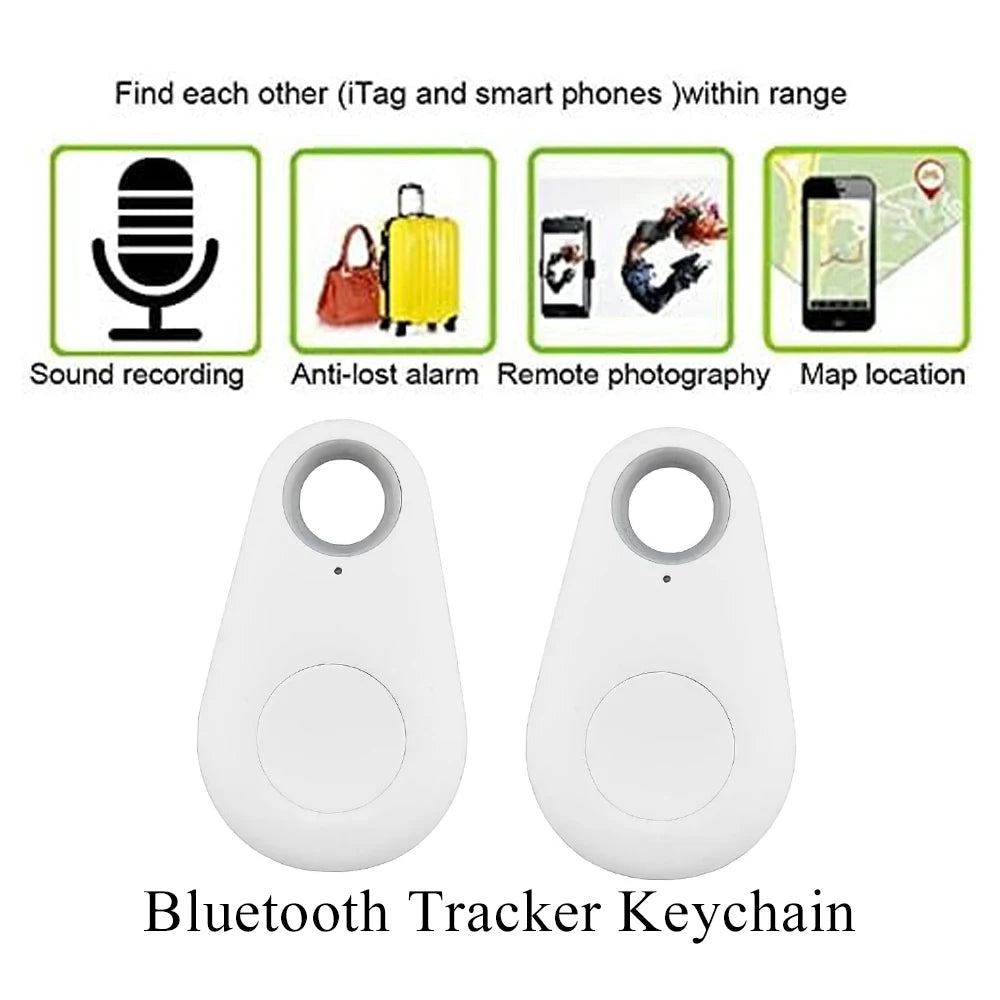 Bluetooth Tracker Keychain droplet shaped Low power anti-loss GPS For Smartphones with iOS 5.0 or Later Android 4.3 or Later