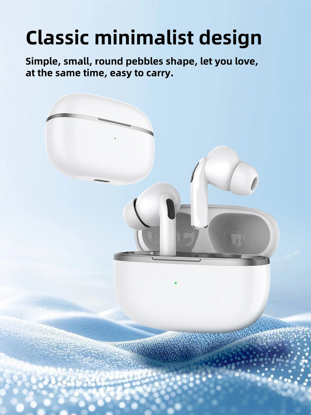 Pro Wireless Bluetooth Earbuds In-Ear Music Headphones Hi-Fi Sound Quality Low Latency For iPhone and Android