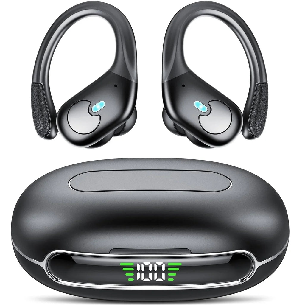 Wireless Earbuds, Bluetooth 5.4 Headphones Sport, Bluetooth Earbuds with ENC Noise Canceling Mic, Bass Stereo Wireless Earphone