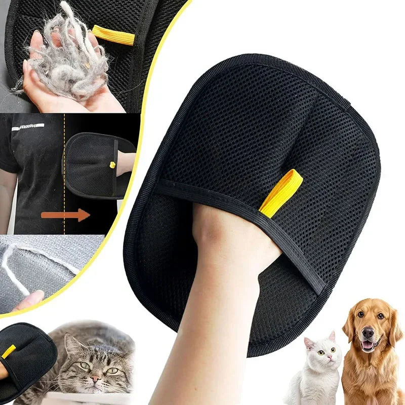 Pet Hair Remover Portable Washable Clothes Hair Dehairing Gloves Pet Cleaning Products Pet Accessories