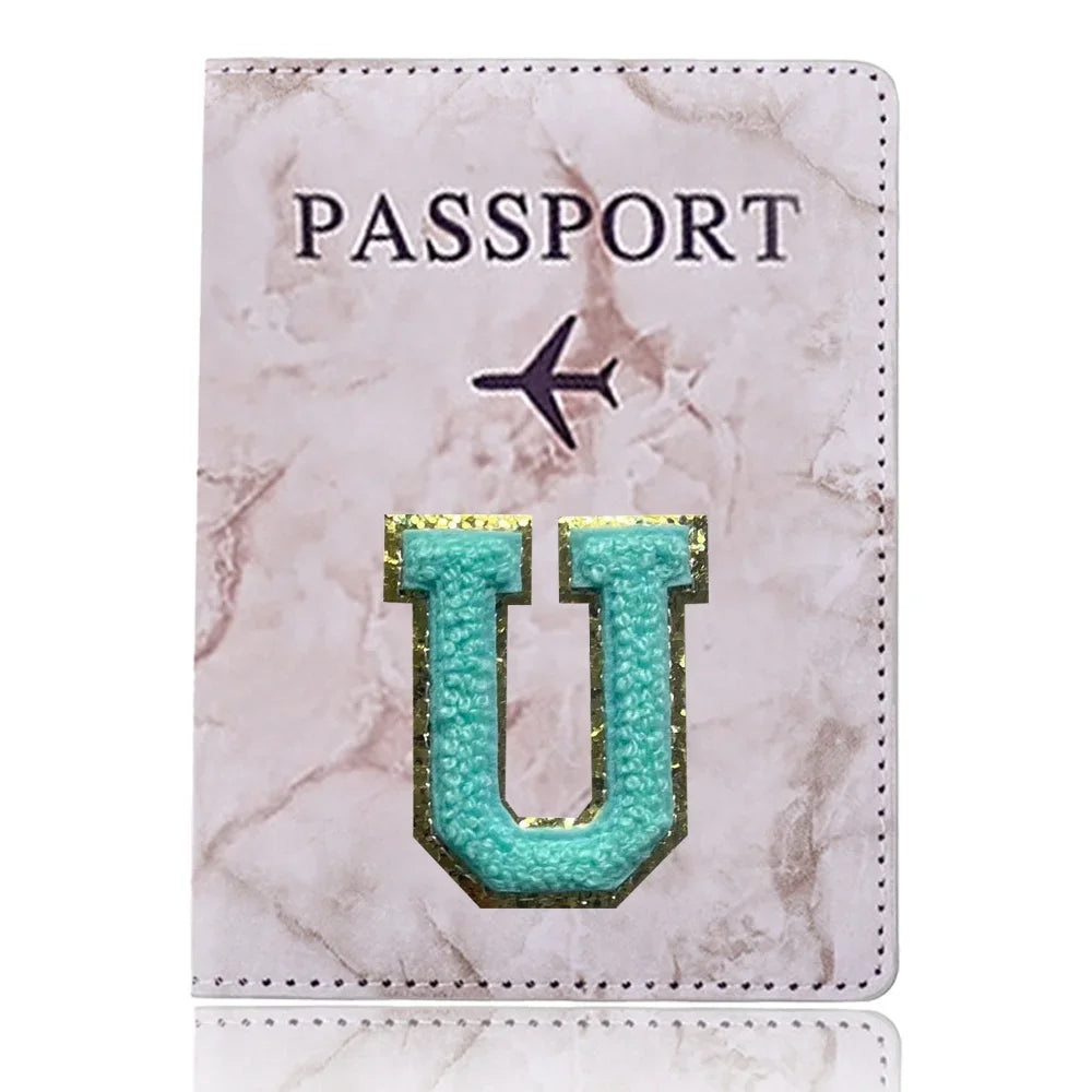 Passport Holder Passport Case Travel Waterproof Passport Protective Cover Embroidery Pattern Holder Air Plan Travel Accessories
