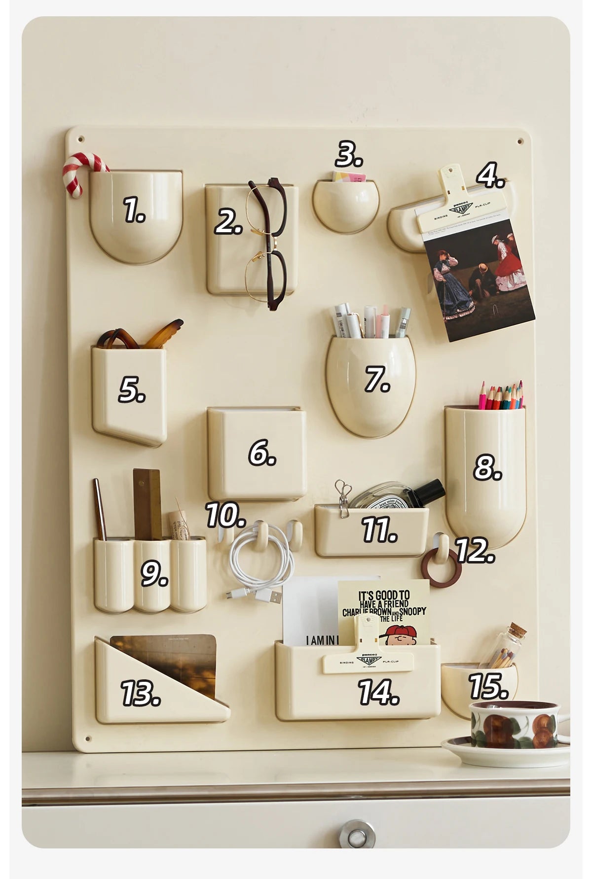 Wall Holder Offices Kitchens Organizer Desktop Shelf Wall Storage Rack Organiser For Workshops Bathrooms Children's Rooms