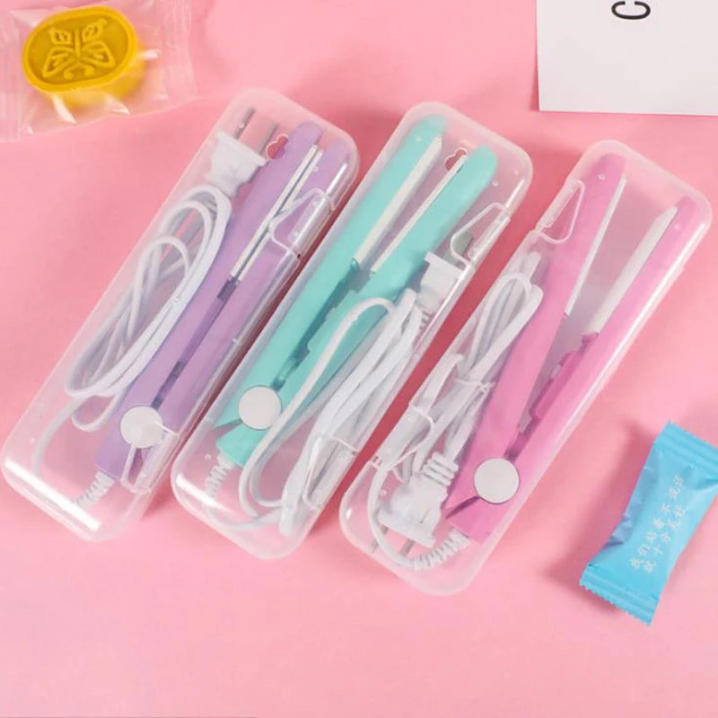 【SE】1PC Portable Mini Electric Heat Sealing Machine Seal Sealer Food Vacuum Sealer Bag Clip Random Color