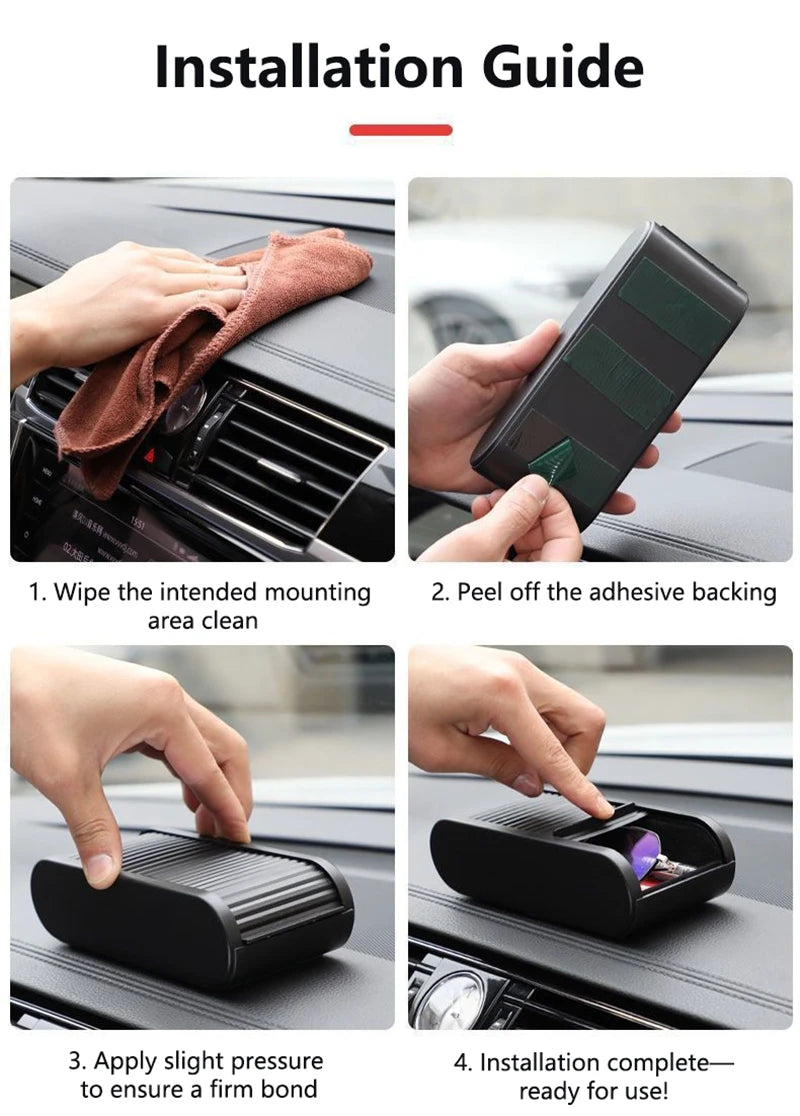 Car Center Console Storage Box, Armrest Organizer Tray for Vehicle,Multifunctional Interior Car Accessories for Sunglasses Phone