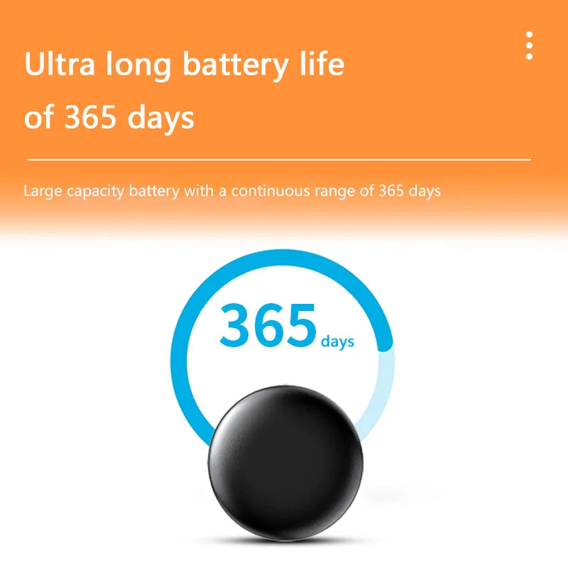 Mini GPS Tracker Bluetooth5.0 Anti-Lost Smart Device Pets Elderly Kid Car Suitcase Wallet Tracking Car Locator For IOS Android