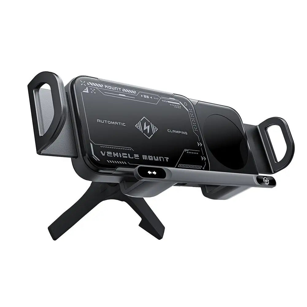 High Intelligent Mobile Phone/Pad Holder, Magnetic Phone Holder for Car, 2 in 1 Auto Rotating Phone Holder, Wireless Car Charger
