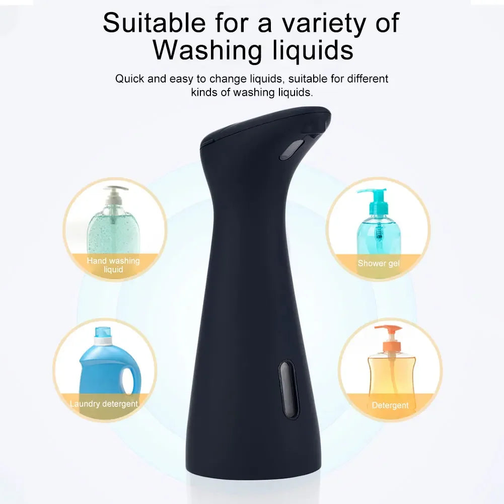 200ML Automatic Soap Dispenser Hand Sanitizer Dispenser Liquid Soap Container Touchless Sensor Smart Liquid Soap Dispenser