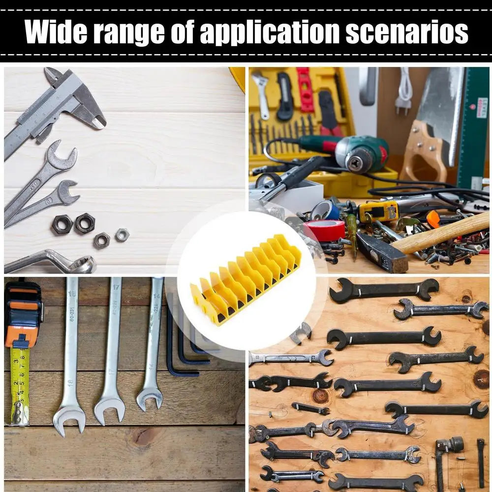 Practical plier organizer rack Holds up to ten pliers Drawer Toolbox Sturdy Pliers Tool Organizer Storage Rack Space-Saving