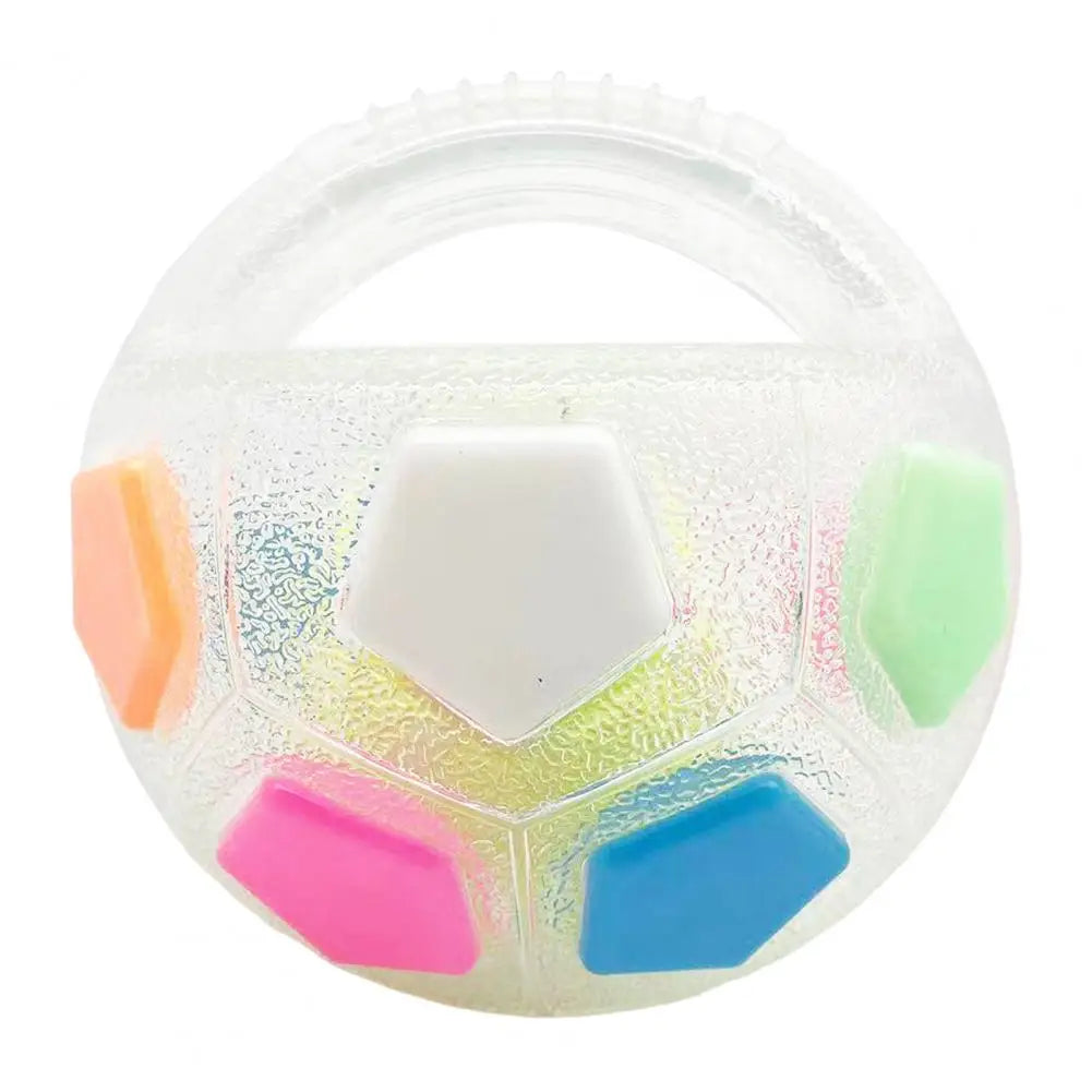 Dog Calming Ball Interactive Football Dog Toy Pets Toss And Fetch Toy with Squeaker Treat Dispensing for Small Medium Large Dogs