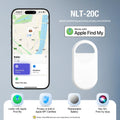 Smart Tag Bluetooth GPS Tracker For iOS Find My App Anti-Lost Security Locator Sound Locate Alarm Reminder Key Finder