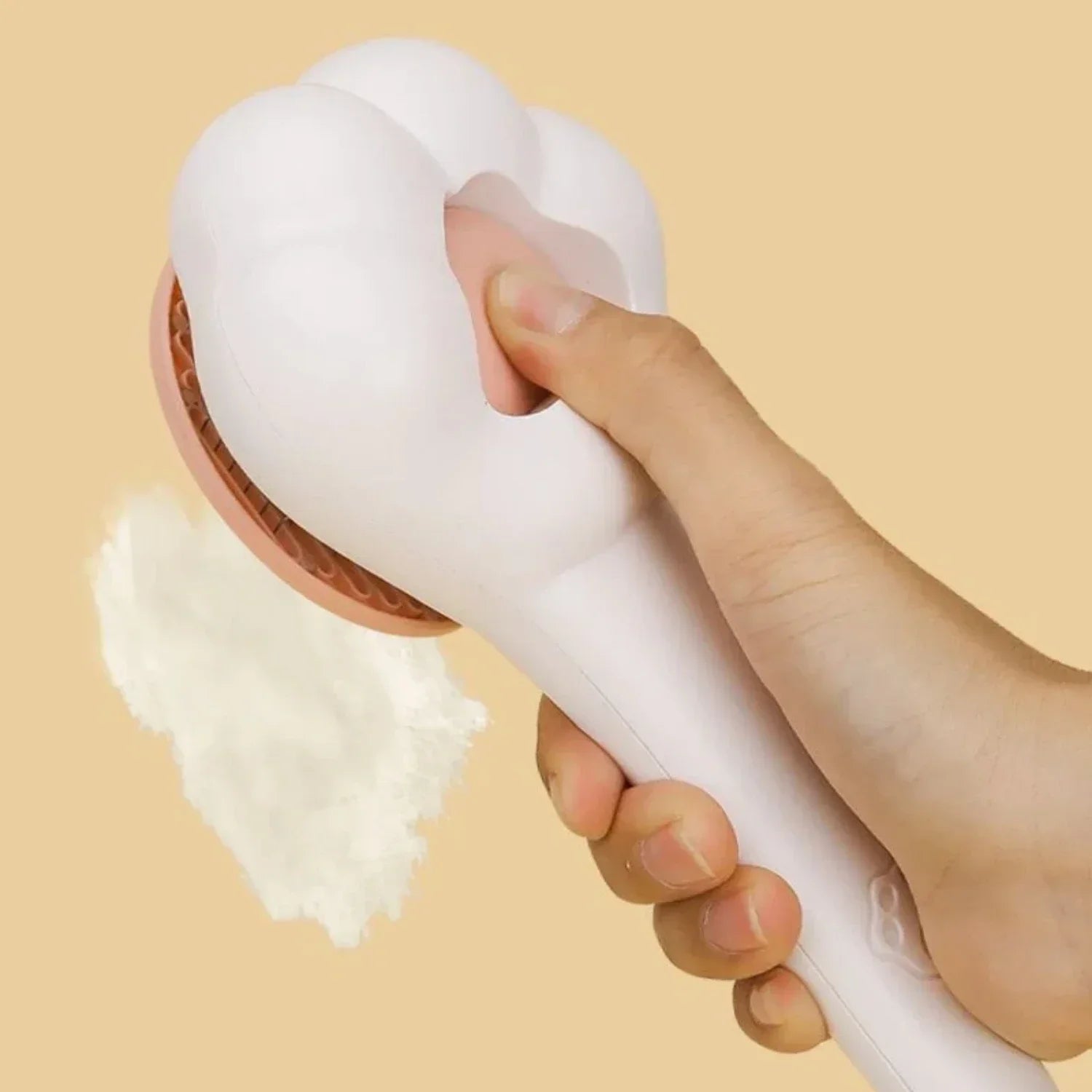 Pet Grooming Brush Cat Claw Comb Gentle Pet Massage Brush for Cats Dogs Soft Touch Hair Removal Tool Solves Licking Grooming Des