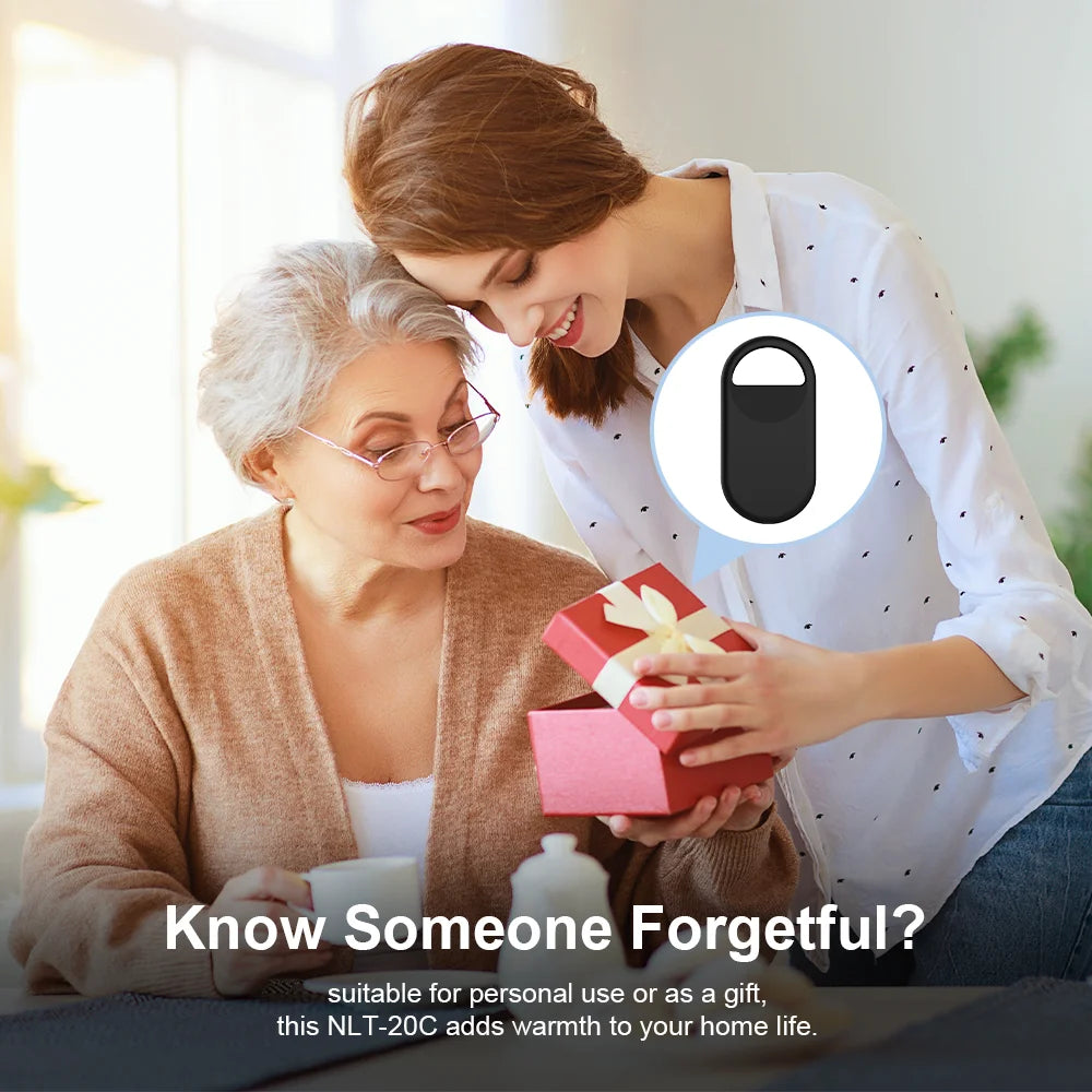 Smart Tag Bluetooth GPS Tracker For iOS Find My App Anti-Lost Security Locator Sound Locate Alarm Reminder Key Finder