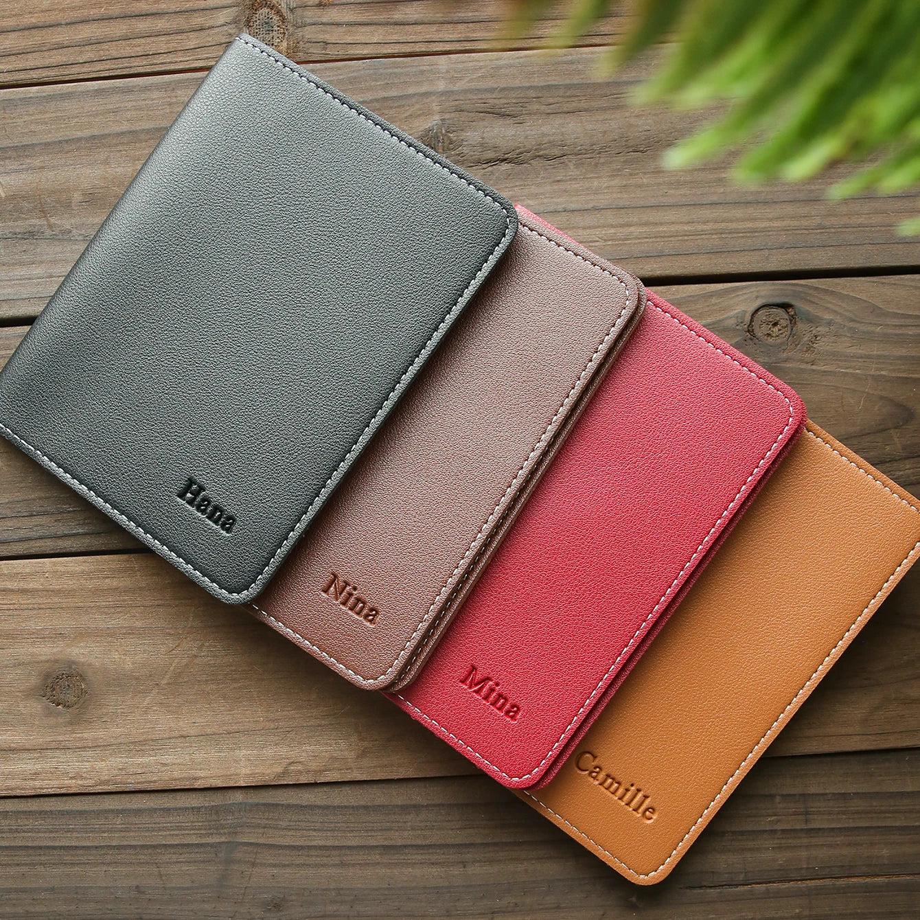 1 PCS Custom Name Passport Holder Personalized Leather Passport Cove Customized Travel Accessories Handmade Passport Holder Gift