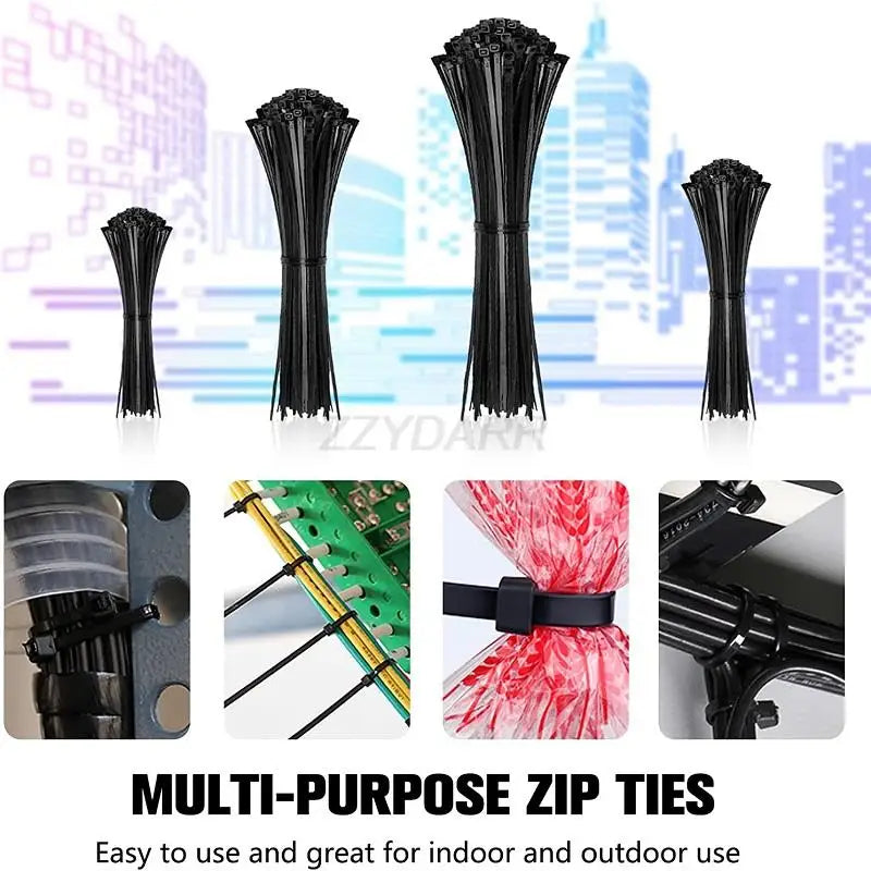 186/188 PCS Cable Organizer Kit With 10 Cable Holder 4 Wire Organizer Sleeve 40 Cord Clips Roll Cable Organizer Straps for Home