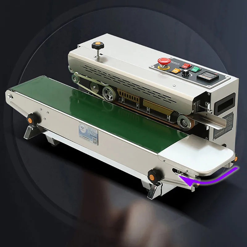 Automatic Electric Bag Sealing Machine Food Plastic Packag Sealer Heavy Duty Packag Sealing Machine 220V Continuous Heat Sealer
