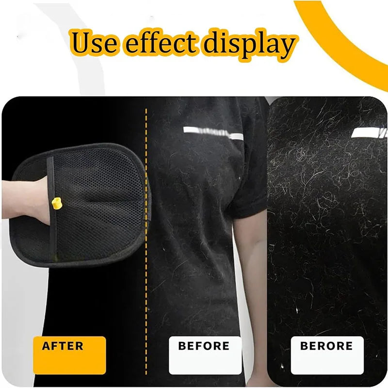Pet Hair Remover Portable Washable Clothes Hair Dehairing Gloves Pet Cleaning Products Pet Accessories