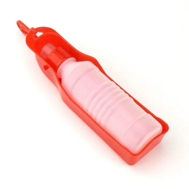 Outdoor Portable Pet Water Bottle Foldable Leakproof Travel Water Dispenser Feeding Cup For Dogs Cats Walking Hiking Supplies