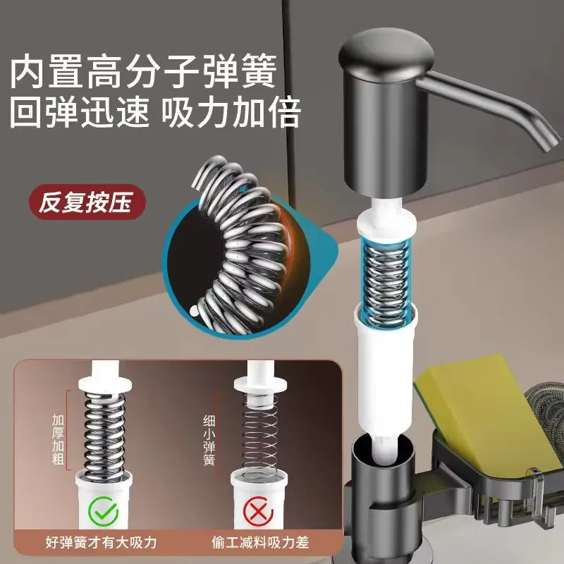 Soap Dispenser for Kitchen Sink, Kitchen Sink Soap Dispenser,Detergent Pumps Extension Tube kit, Under Sink Soap Dispenser Pump