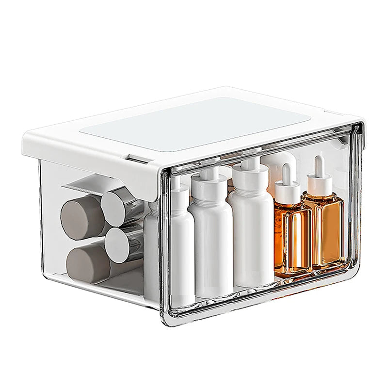 New A Cosmetic Storage Box For Storing Toiletries, Makeup Remover Pads, Lipsticks, Cotton Swabs, And Bathroom Supplies