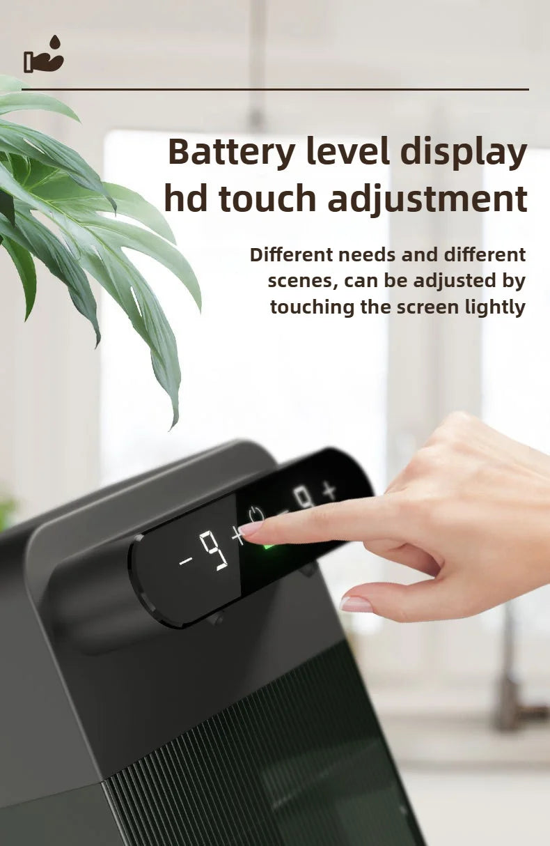 Automatic Foaming Soap Dispenser 400ml+400ml USB Rechargeable Double-headed Touchless Wall-Mountable for Multiple Scenarios