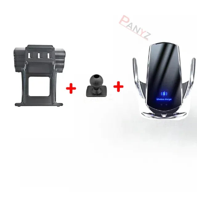 Car Phone Holder For AUDI A6 C8 A7 2019 2020 2021 2022 2023 2024 Mobile Phone Mounts Car Wireless Charging Special Fixed Base