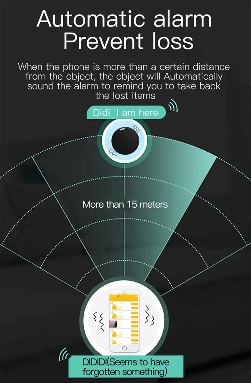GPS Tracker Bluetooth 5.0 Anti-Lost GPS Mini Device Pet Elderly Kid Bag Wallet Car Tracking For IOS Android Smart Finder Locator
