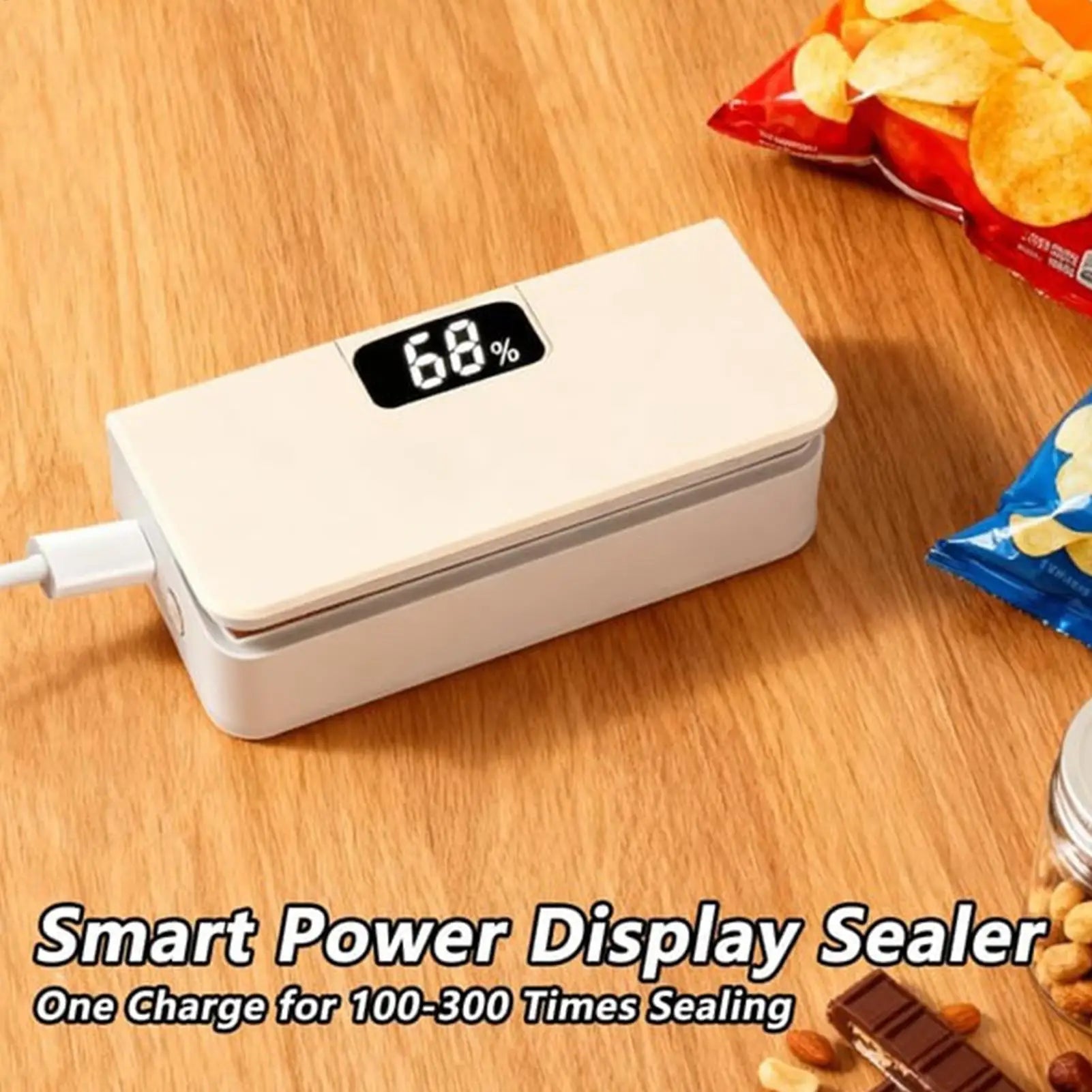 Bag Sealer Mini Plastic Bags Sealer 6-Mode Rechargeable Packaging thermal Sealing Machine Portable Home Food Storage Bag Sealer