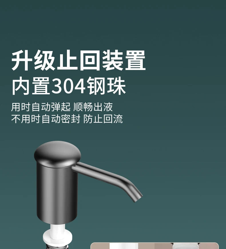 Soap Dispenser for Kitchen Sink, Kitchen Sink Soap Dispenser,Detergent Pumps Extension Tube kit, Under Sink Soap Dispenser Pump