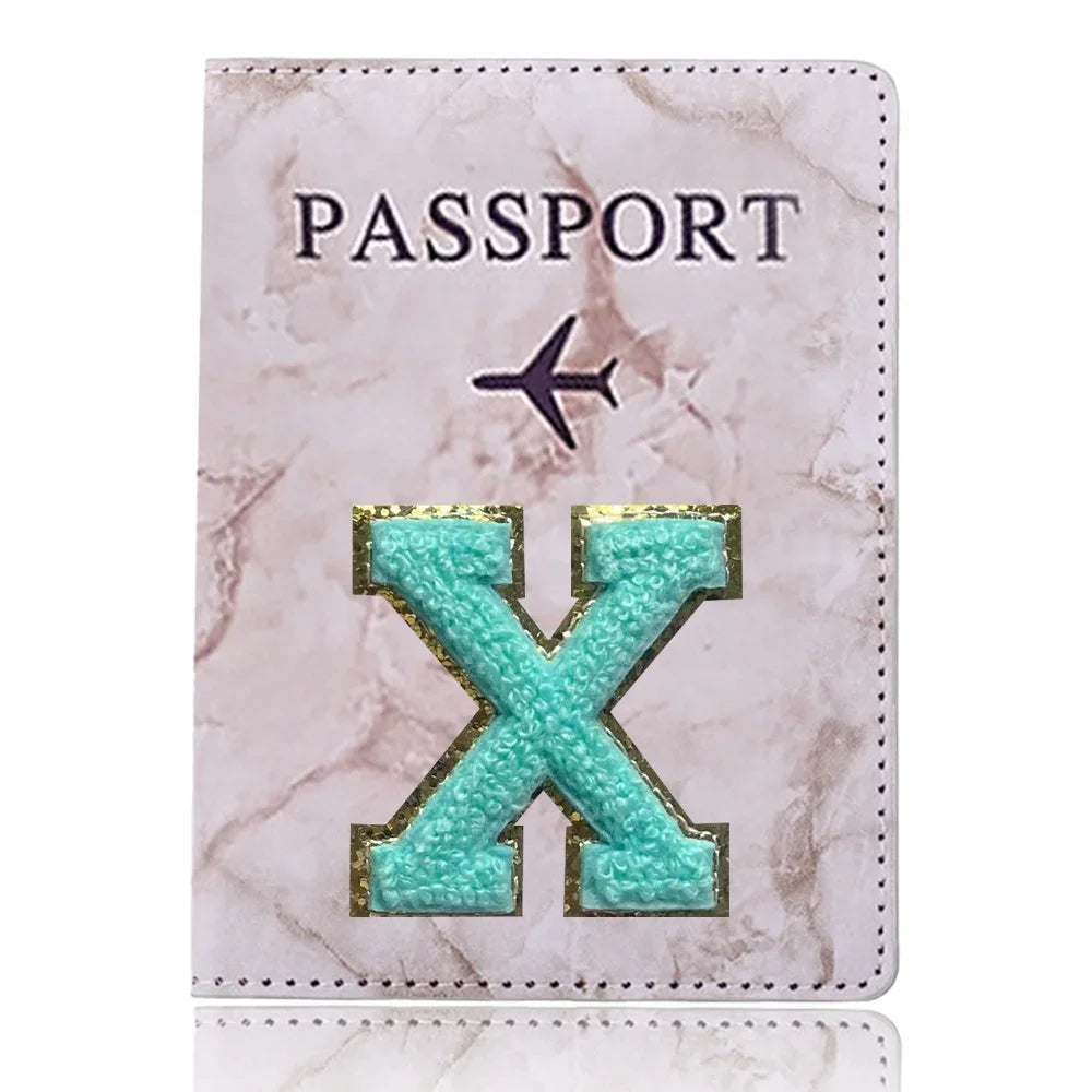 Passport Holder Passport Case Travel Waterproof Passport Protective Cover Embroidery Pattern Holder Air Plan Travel Accessories