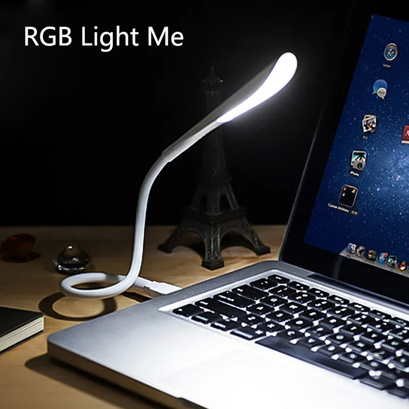 LED USB Light Portable Laptops Touch Sensor LED Book Light for Power Bank PC Laptops Book Night Lighting